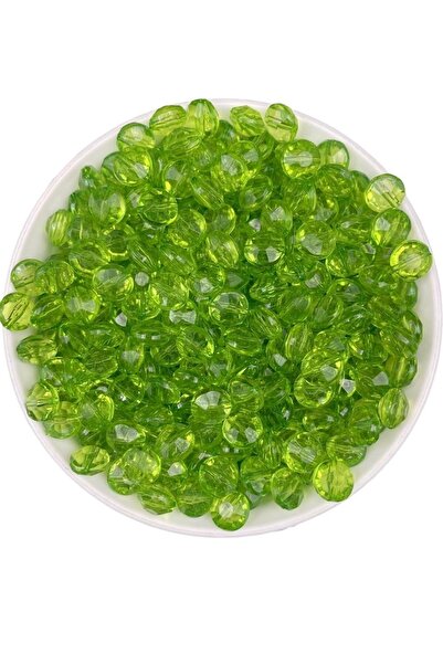 Hedef Bijuteri 10 مللي متر اللون الأخضر شقة Bonibon Ufo نموذج الاكريليك الخرز...