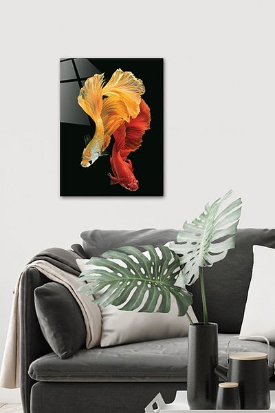 Decorita Animals| Glass Table| Fish| 30cm X 40cm