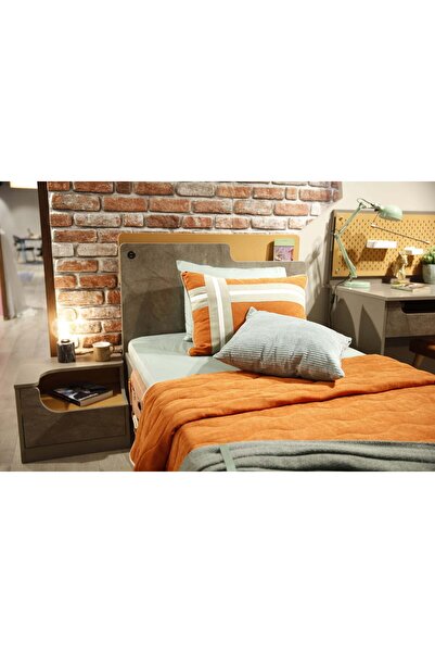 Bubuhome Ares Genç Odası Takımı Dolap + Çalışma Masası + Karyola + Şifonyer + Komodin