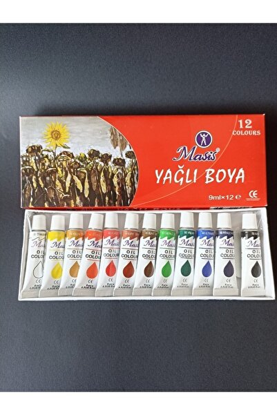 Masis Yağlı Boya 12 Renkli