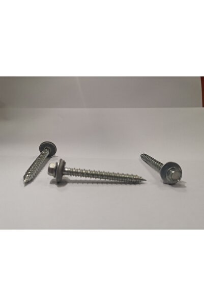 Genel Markalar - Çatı Vidası 6,3*60mm Trapez Vidası 8mm Lokma Uçlu (75 Ad)