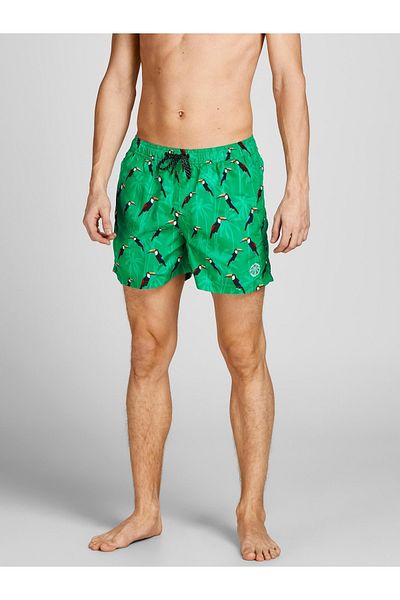Jack & Jones Shorts - Navy blue - Normal Waist