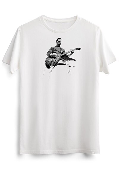 GreenMint تي شيرت أبيض للجنسين مارك Tremonti Essential