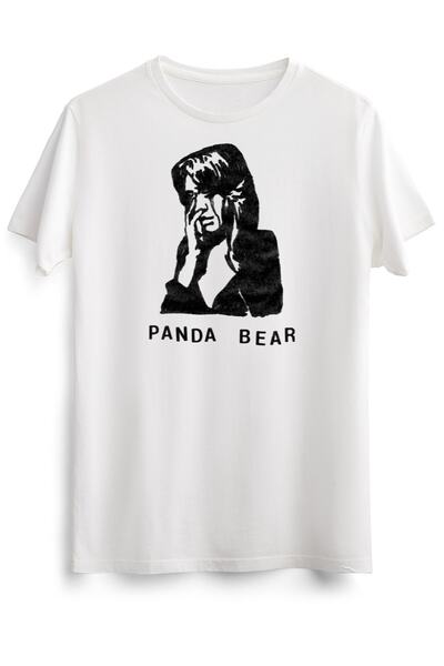 GreenMint تي شيرت أبيض للجنسين باندا بير (تومبوي) أساسي