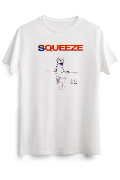 GreenMint تي شيرت أبيض للجنسين 45's وأقل من الأساسيات