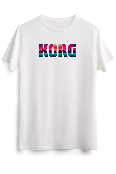 GreenMint تي شيرت أبيض للجنسين كورج كلاسيك