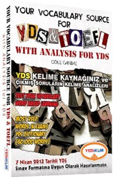 kitaps Your Vocabulary Source For Yds And Toefl Kitabı 9786059264808
