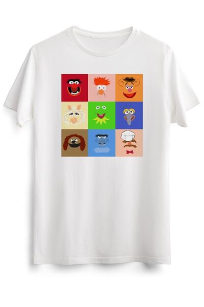 Müzik Reyonu للجنسين تي شيرت أبيض الدمى الكلاسيكية