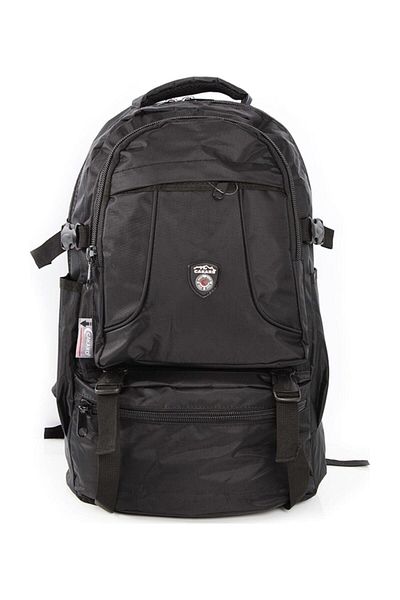 CAKARD ÇANTA Rucsac Mountaineer cu compartiment pentru laptop de 18 inchi - negru 50 lt.