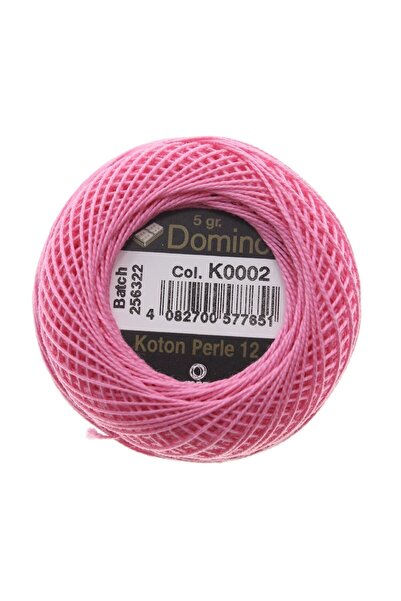 domino خيط تطريز كوتون بيرل 5 جرام رقم: 12 - K0002