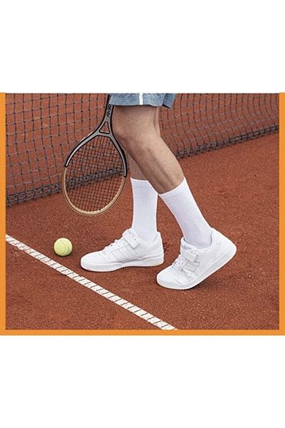 Esinti Κάλτσες τένις Κορδόνι Λευκές Unisex Κάλτσες τένις 4 τεμαχίων