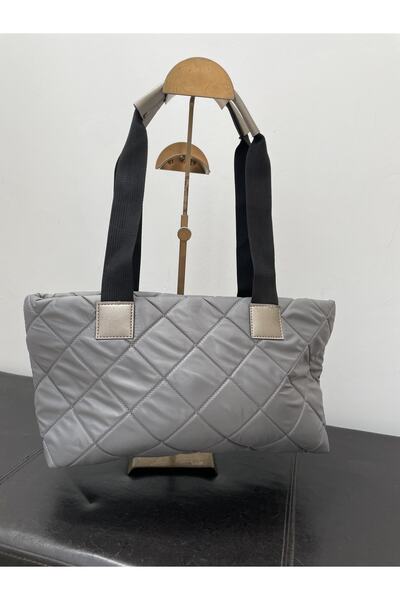 sisa.art Saten Kapitoneli Omuz Cantasi