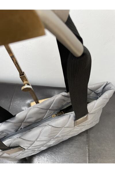 sisa.art Saten Kapitoneli Omuz Cantasi