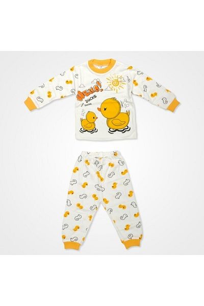 Okçu Supermini Hello Ducks Baby Pajama Set