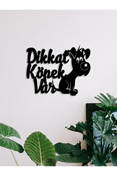 10kdekor Dikkat Köpek Var – Mdf Ahşap Dekor Tablo Lazer Kesim – Dv51