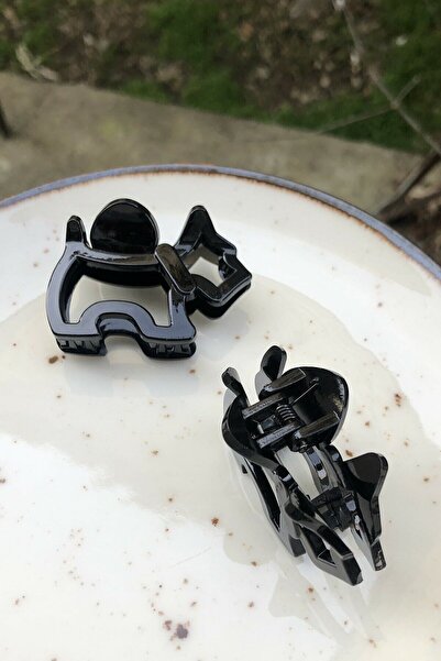 GÜLPEŞE Agrafă de păr pentru femei 1 bucată Închizătoare neagră