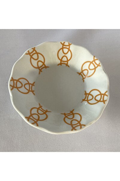 YASTIKMİNDER BY MELEK GÜVEN Yastıkminder Porselen Turuncu Helezon Desenliçay ...