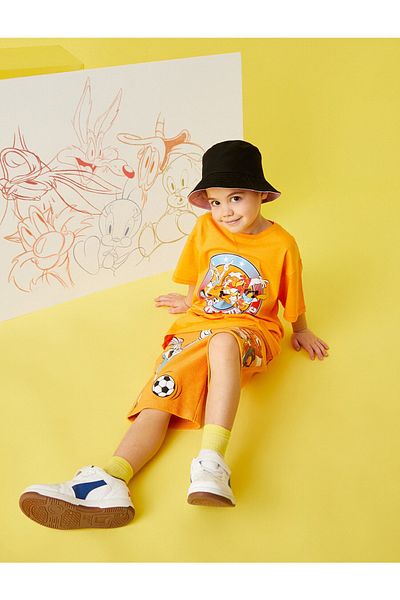Koton T-Shirt - Orange - Oversized