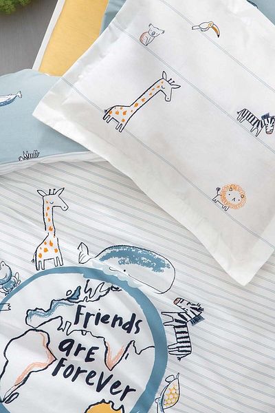 Yataş Mini Friends Ranforce Baby Duvet Cover Set