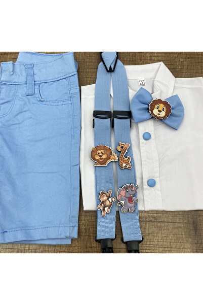 MFS Askı Papyon Şort Kısa Kol Gömlek