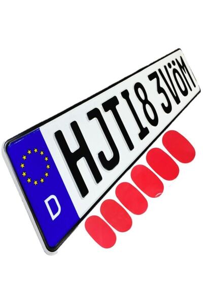 NewVario Plaka Yapıştırma Bandı 10 Adet Şeffaf Vhb