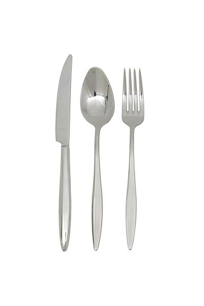 Aryıldız Elegant Prestige - 18 Piece Stainless Steel Spoon Knife Set, 6 Person