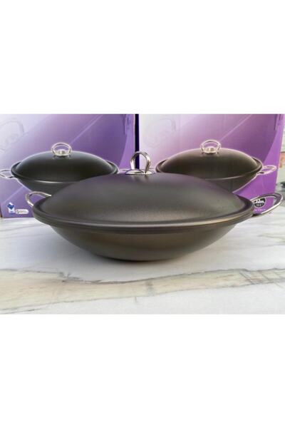 Mehtap Onyx Kapaklı Saç Tava 32 Cm