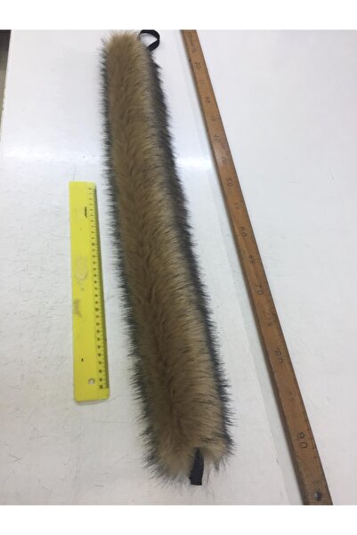 kurkyaka Kadın Camel Imitasyon Kürk Kapüşon Kenarı