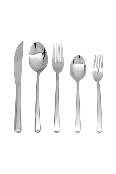 Aryıldız Viole 30 Pieces Stainless Steel Cutlery Set for 6 People