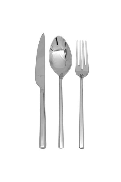 Aryıldız De Luxe S Prestige 89 Pieces - Stainless Steel Spoon and Knife Set 12 Person Boxed