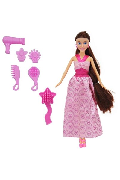 Vardem Kutulu Uzun Saçlı Aksesuarlı Calleigh Bebek 29 Cm.