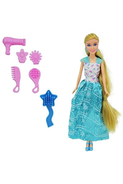 Vardem Kutulu Uzun Saçlı Aksesuarlı Calleigh Bebek 29 Cm.