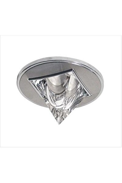 Jupiter Pirizma Camlı Satin Nikel Sabit Spot Jh520