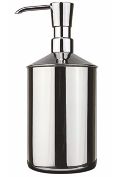 Ekinoks Çelik Gümüş Renkli Montajlı Sıvı Sabunluk