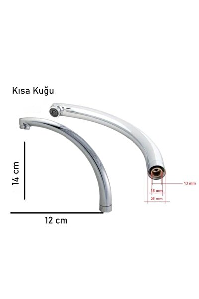 Sardıcı Lavabo Bataryası Mix Borusu Kısa