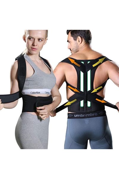 Ankaflex Κορσές όρθιας στάσης Unisex Μαύρο Underwire