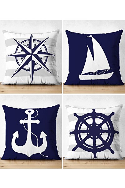 Realhomes Set de huse de pernă cu model modern, din piele de căprioară, cu do...