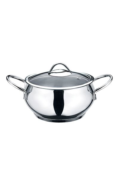 Kahramanlar Kah D-704 Elite 24x14 Deep Steel Pot 6 Liters