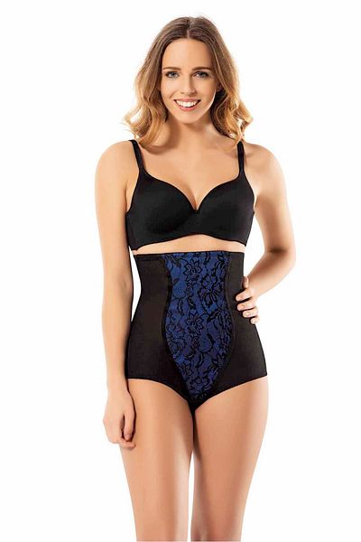 Letti by Şalcı Women's Saks Blue Lace Mace Firming Slip Corset