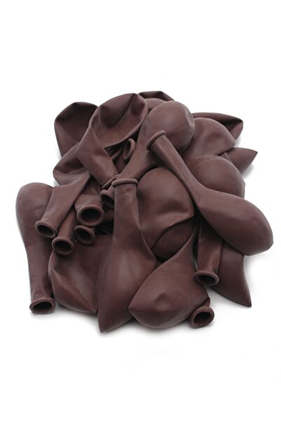 Lora Wedding 30 Brown Metallic Balloons