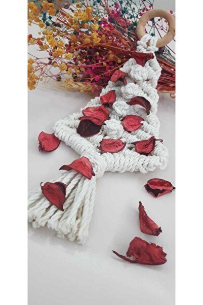 GLOPUR Christmas Tree Macrame Ornament