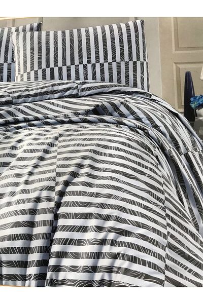 ALTINBAŞAK HOME COLLECTİON Set cuvertură de pilota Belle Blue Double Ranforce