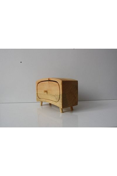 MBK AHŞAP Wooden Box - Fashionable and Practical Design