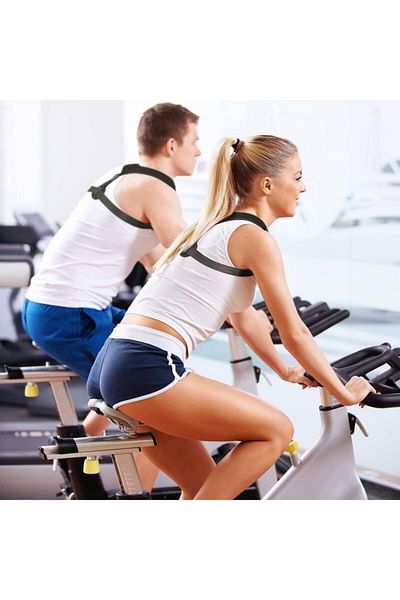 Ankaflex Unisex Μαύρος κορσές ώμου για όρθια στάση