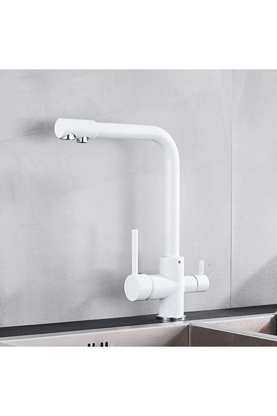 Mayaglory 3 Way Purification Mixer White Purification Outlet Kitchen Sink Hot-cold Mix
