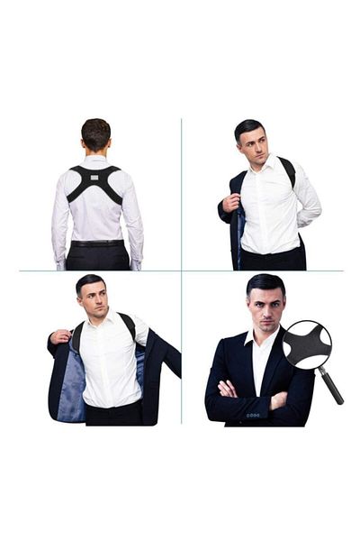 Ankaflex Unisex Μαύρος Όρθιος Κορσές Σταυρός Κορσές
