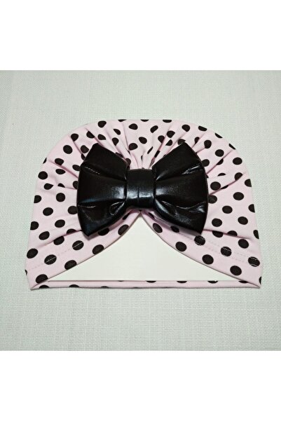 Cap & More Tačkasti dezen pakovanja dječjih šešira sa mašnom