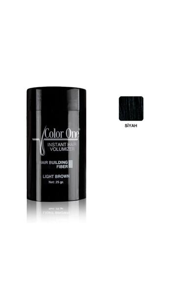 Color One Hair Powder 25 Gr. Siyah Saç Tozu Topik Hair Fiber