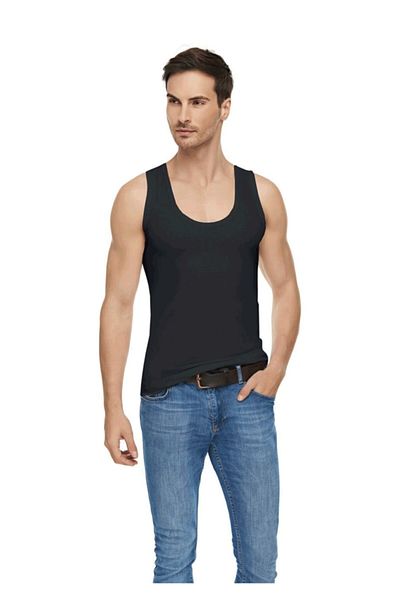 Tutku New Estevia Sims Elastan Men's Undershirt 1201 Code/Colour: Black Company
