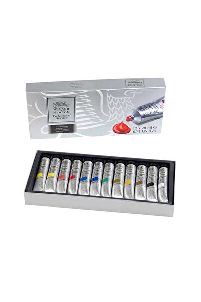 Winsor Newton Winsor & Newton : Professional Akrilik Boya Seti : 12 X 20 Ml Tüp